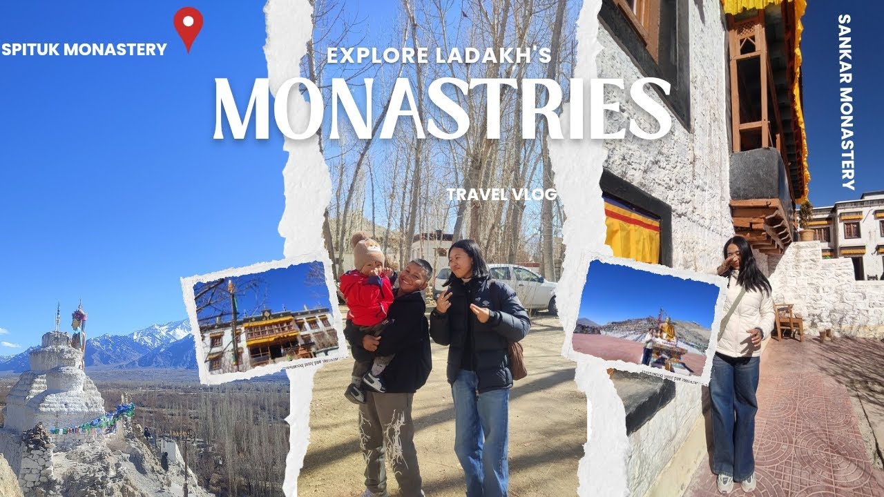 Let's Explore Monasteries of Leh with me 🏯