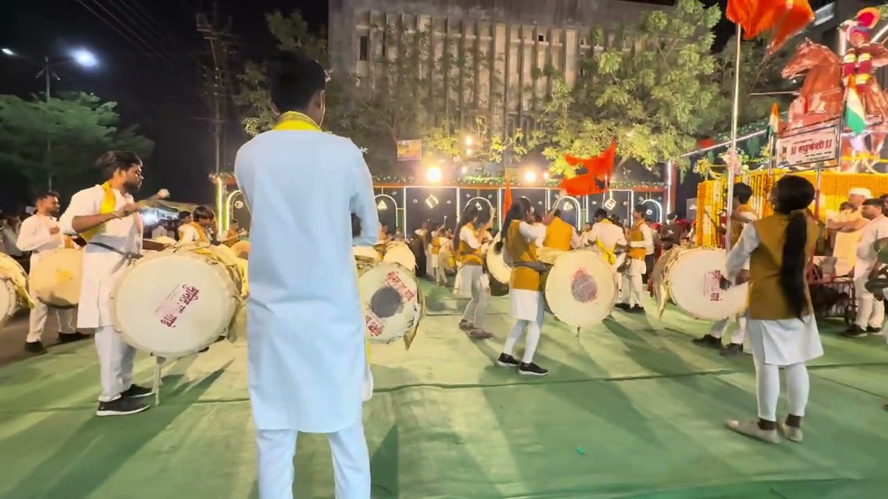 Shivaji Jayanti Par Raghuwanshi Dhol Tasha Pathak Jamkar Barse Shivaji Chowk Me 🥁 #dholtashapathak