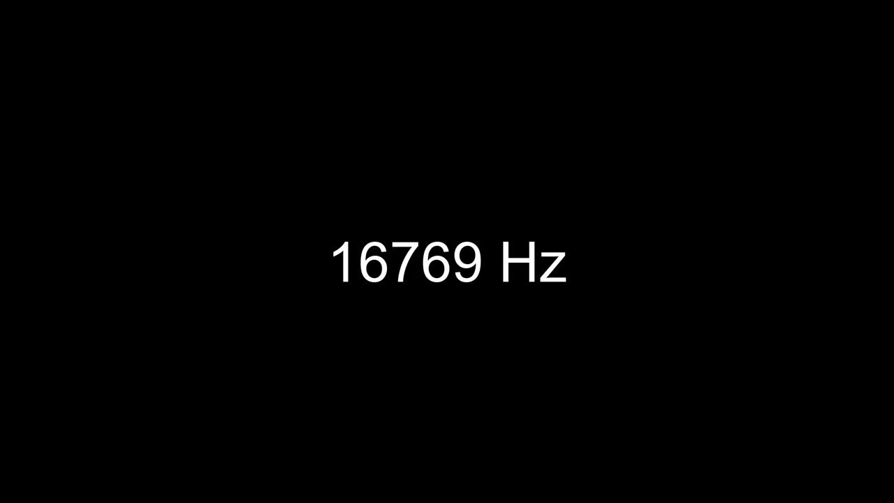 How 16769 Hz Sounds to the Human Ear