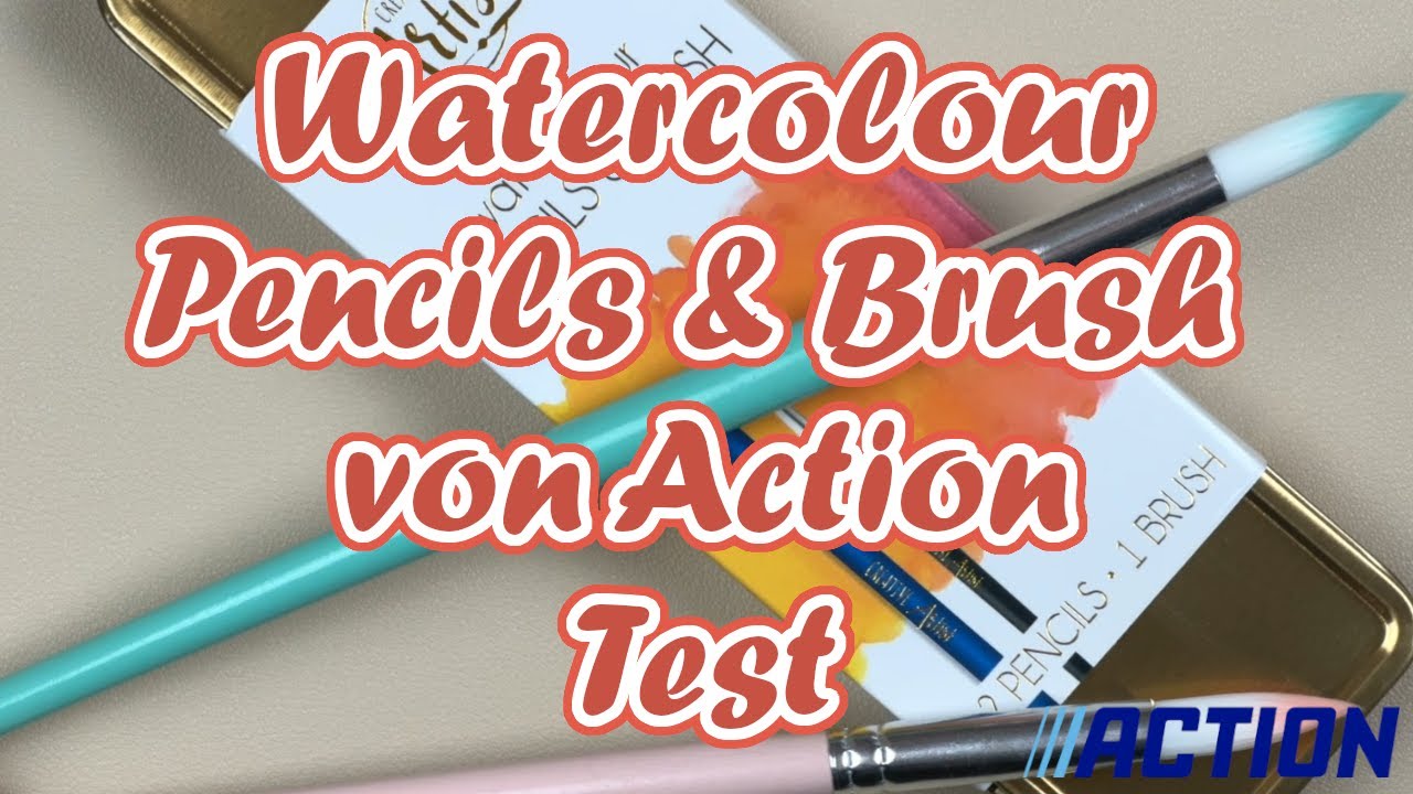 Watercolour Pencils & Brush von Action || Test