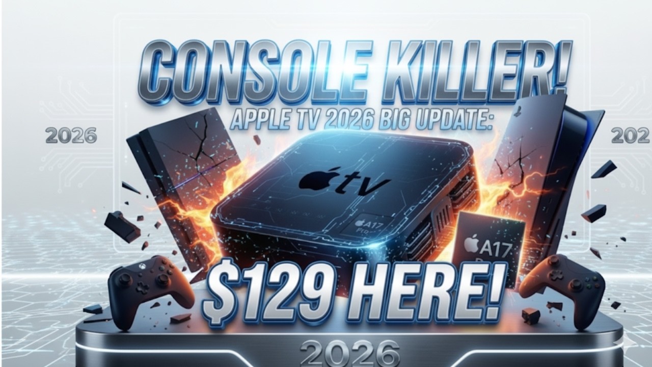 Наконец-то появились утечки информации об Apple TV 2026: убийца консолей за 99 долларов уже здесь...