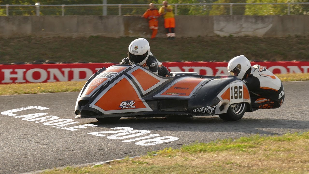 FSBK Sidecars Carole 2018 Course du samedi 25 Aout
