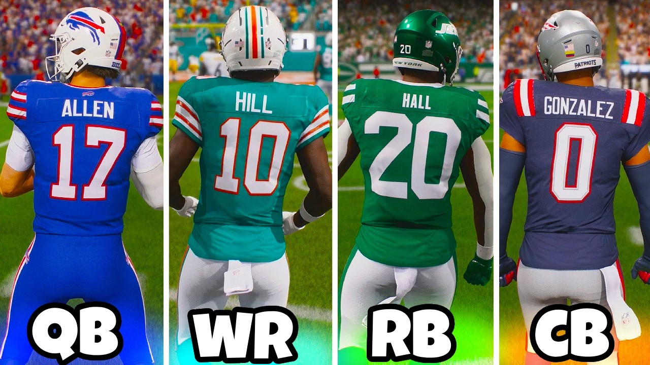 I Built A AFC East Super Team!