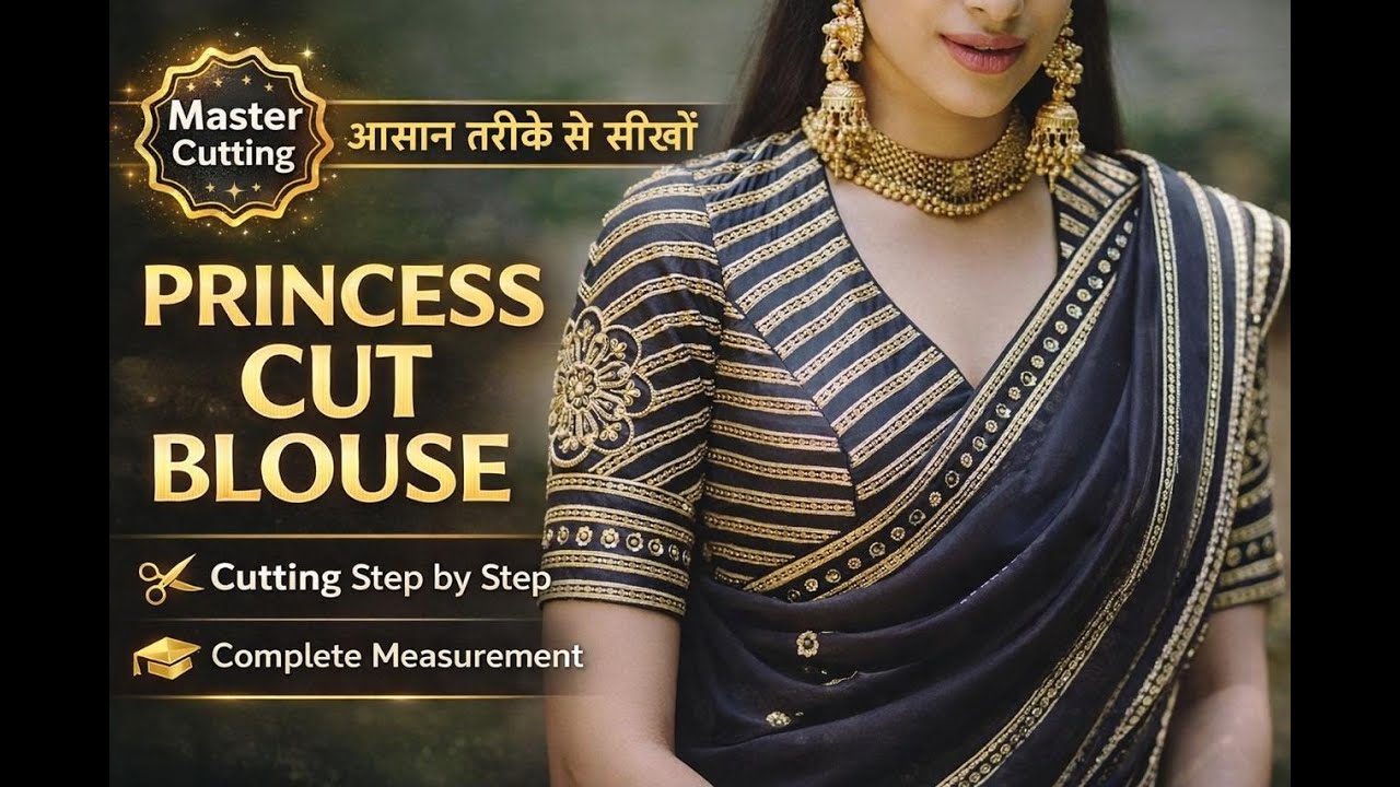 princess cut blouse || cutting and stitching || imaan boutique