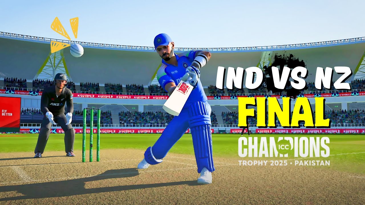 🤯India Vs New Zealand Final - Last Wicket Thriller?🔥 | Champions Trophy | IND VS NZ - CRICKET 24