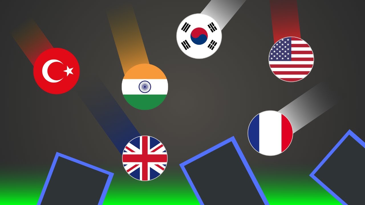 Elimination Marble Race | 100 Countries 99 Eliminations