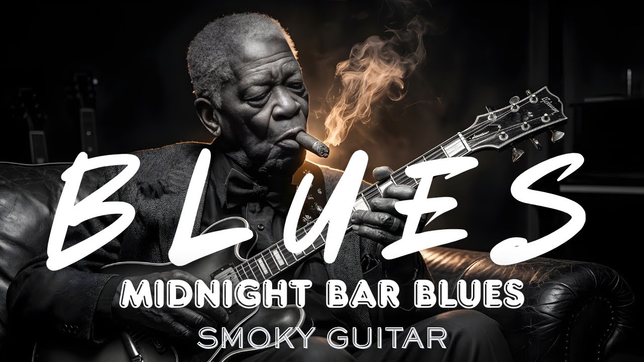Midnight Bar Blues 🥃🌙 | Slow Whiskey Blues & Smoky Guitar Nights – Smoky Guitar #smokyguitar