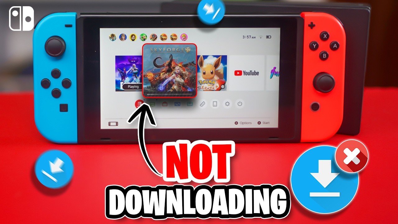 Как исправить проблему с загрузкой игр на Nintendo Switch | Ошибка загрузки игр на Switch