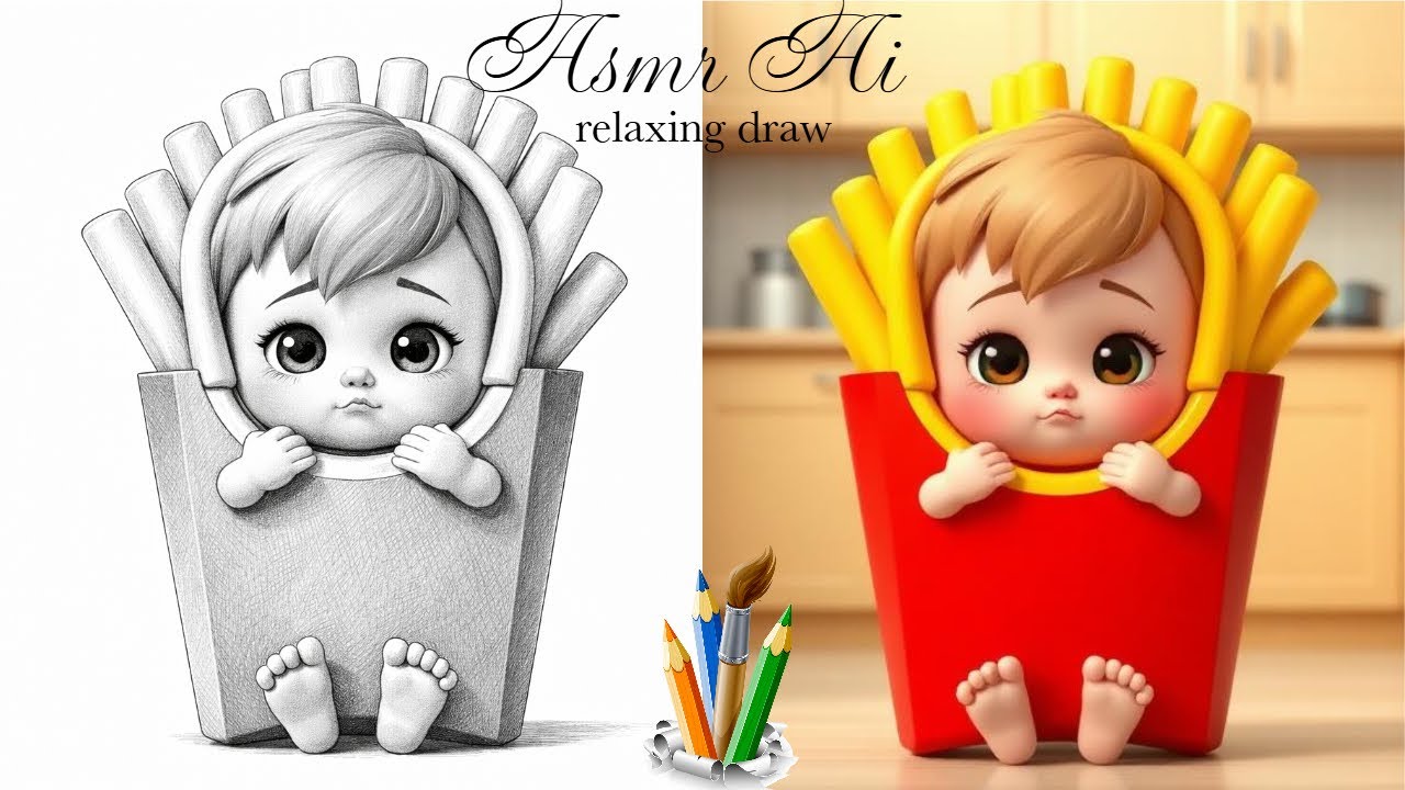 French Fries ASMR 🍟 | A little boy eating fries