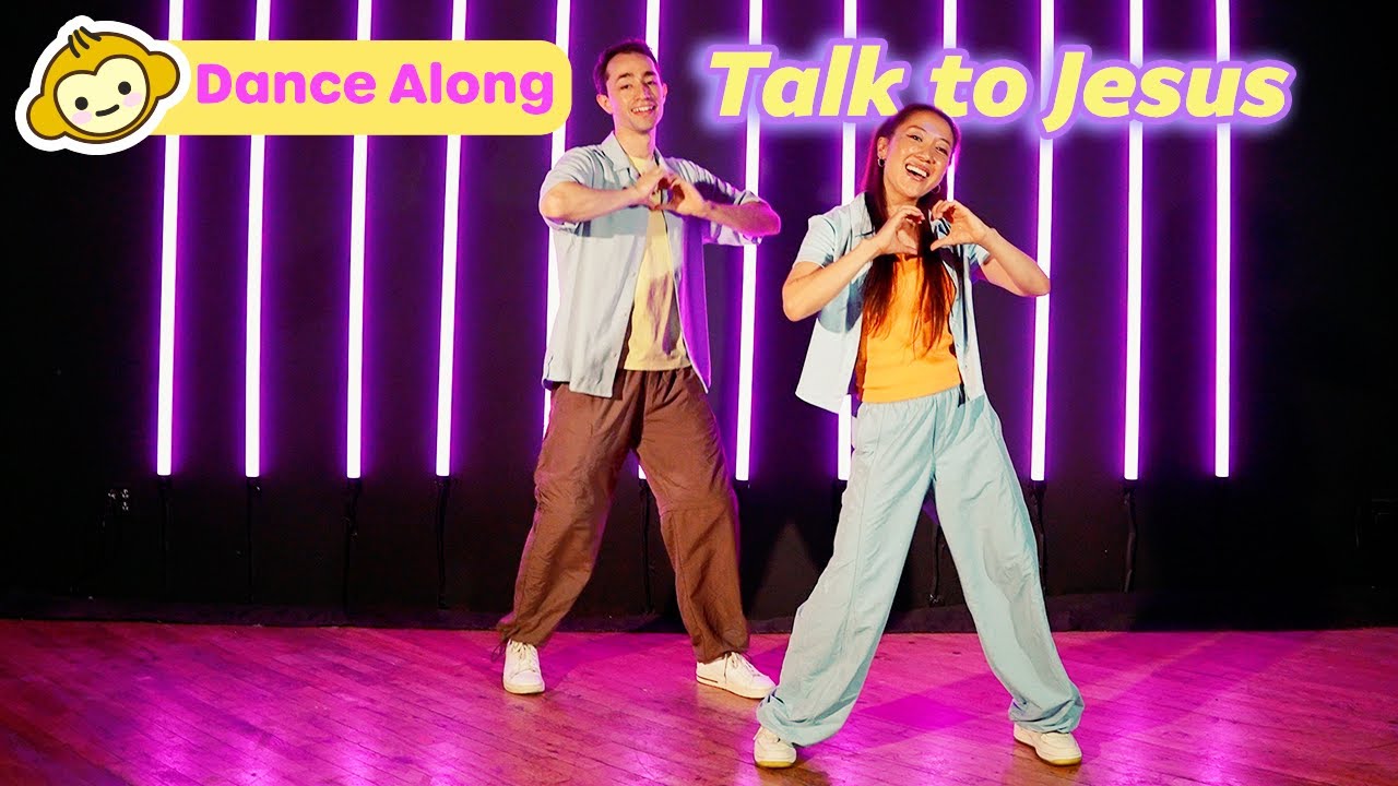 Talk to Jesus 🫶 (Dance Along with Lyrics) | CJ and Friends