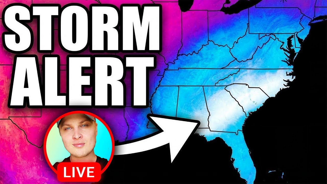 🔴BREAKING: MAJOR WINTER STORM COVERAGE WITH LIVE STORM CHASERS