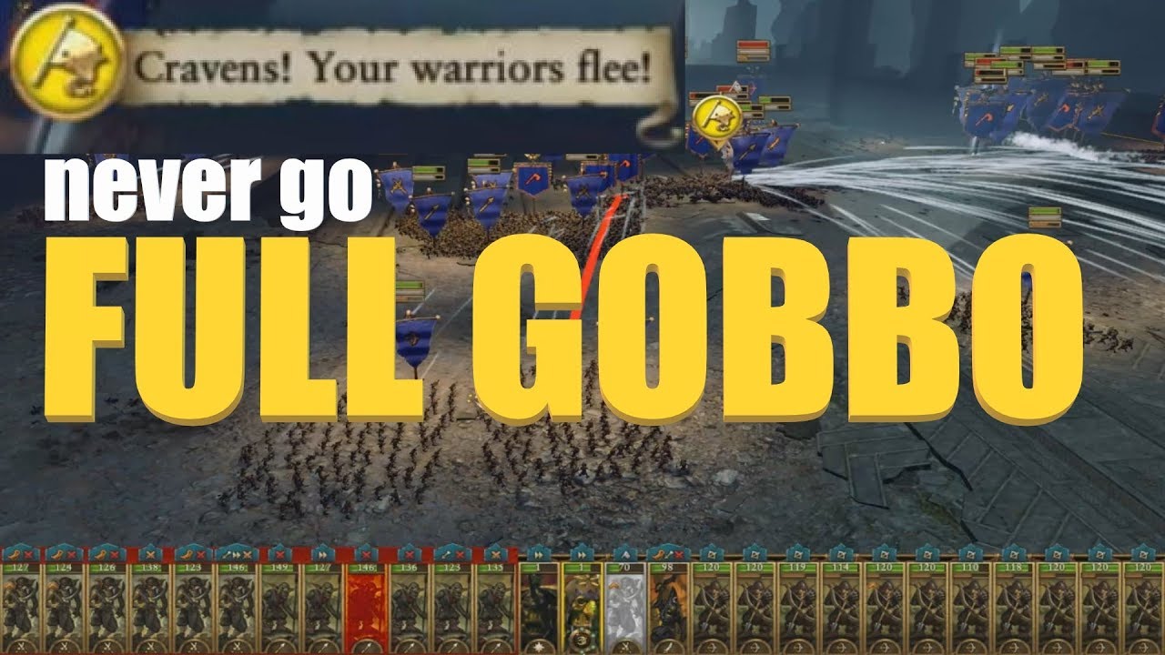 Never go FULL GOBBO