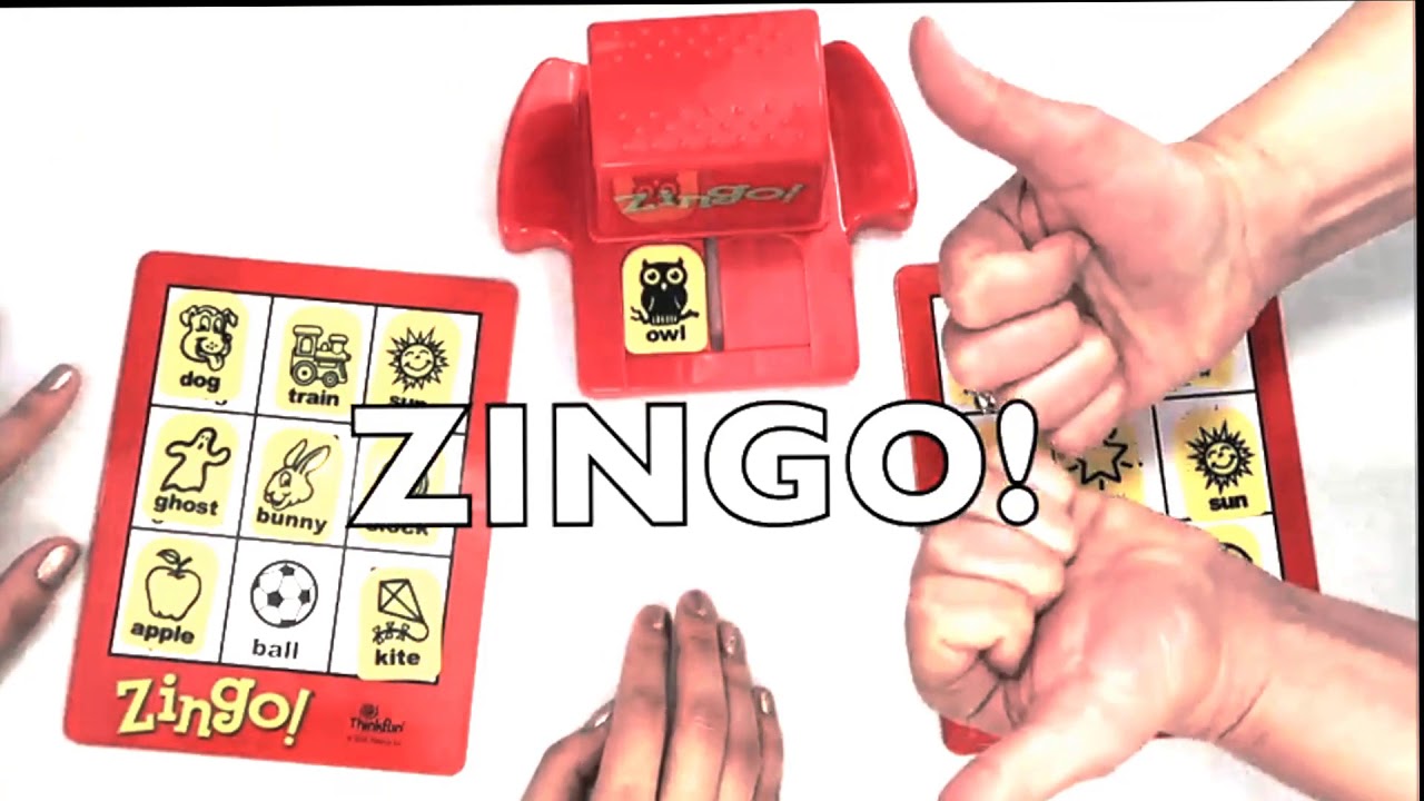 ThinkFun Zingo Bingo Award Winning Preschool Game for Pre-Readers and Early Readers