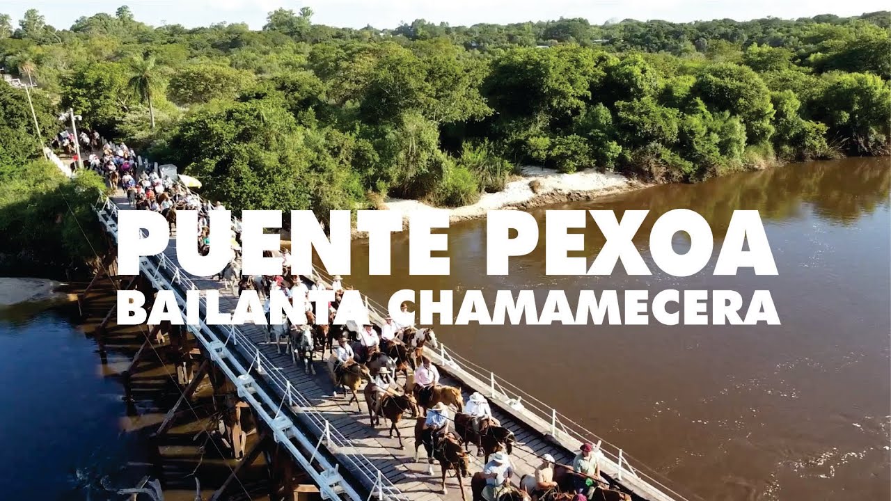 BAILANTA CHAMAMECERA EN PUENTE PEXOA,CORRIENTES.