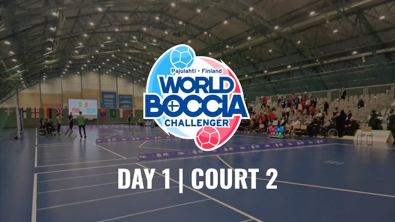 Day 1, Sunday 11.5. | Court 2 | World Boccia Challenger 2025 | Pajulahti, Finland