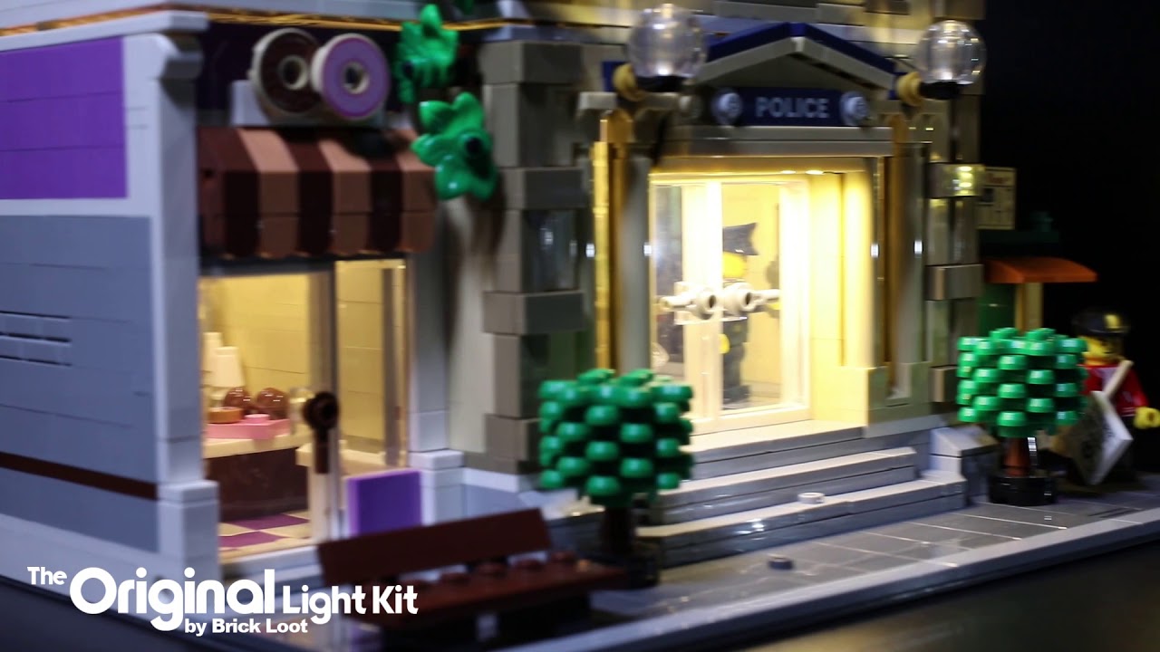 Brick Loot LED Light Kit for LEGO Police Station set 10278