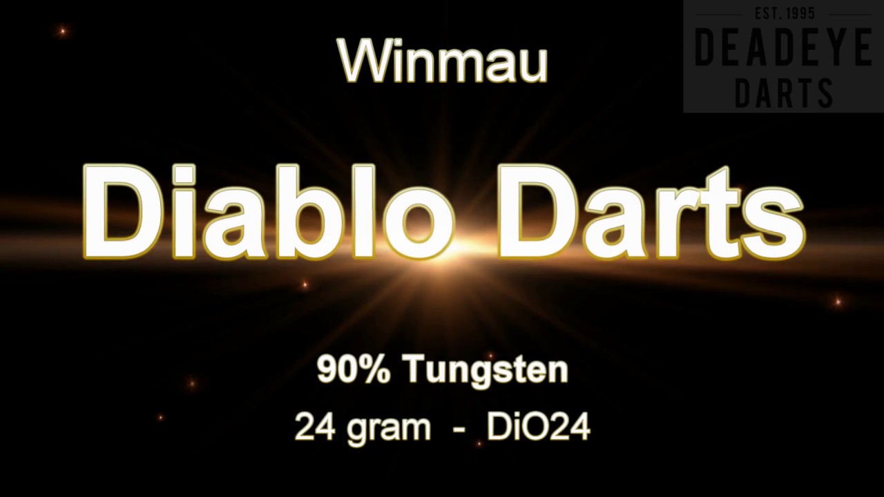 Winmau Diablo 24 gram 90% Tungsten  Darts - DiO24