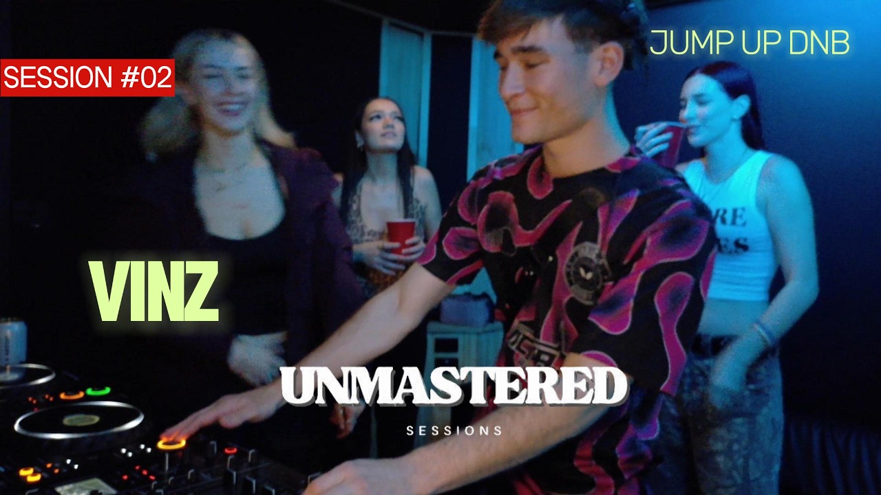 VINZ | Unmastered Sessions #002 | JUMP UP DNB LIVE DJ SET | Brisbane Underground