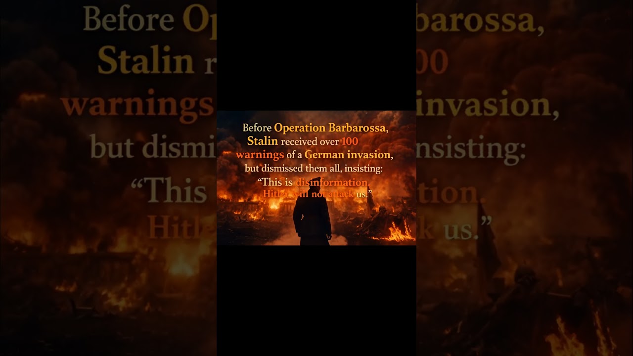 13/100 “100 Warnings. One Fatal Mistake | Stalin Before Operation Barbarossa”