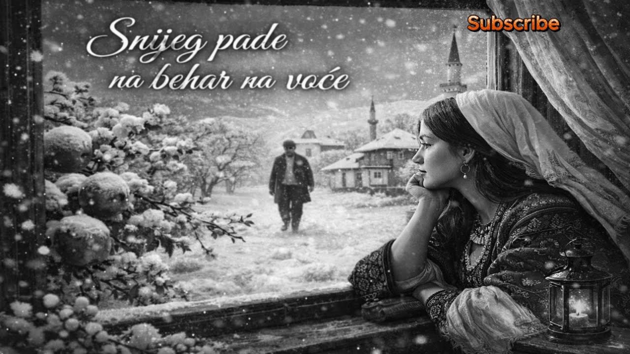 Snijeg pade na behar na voće