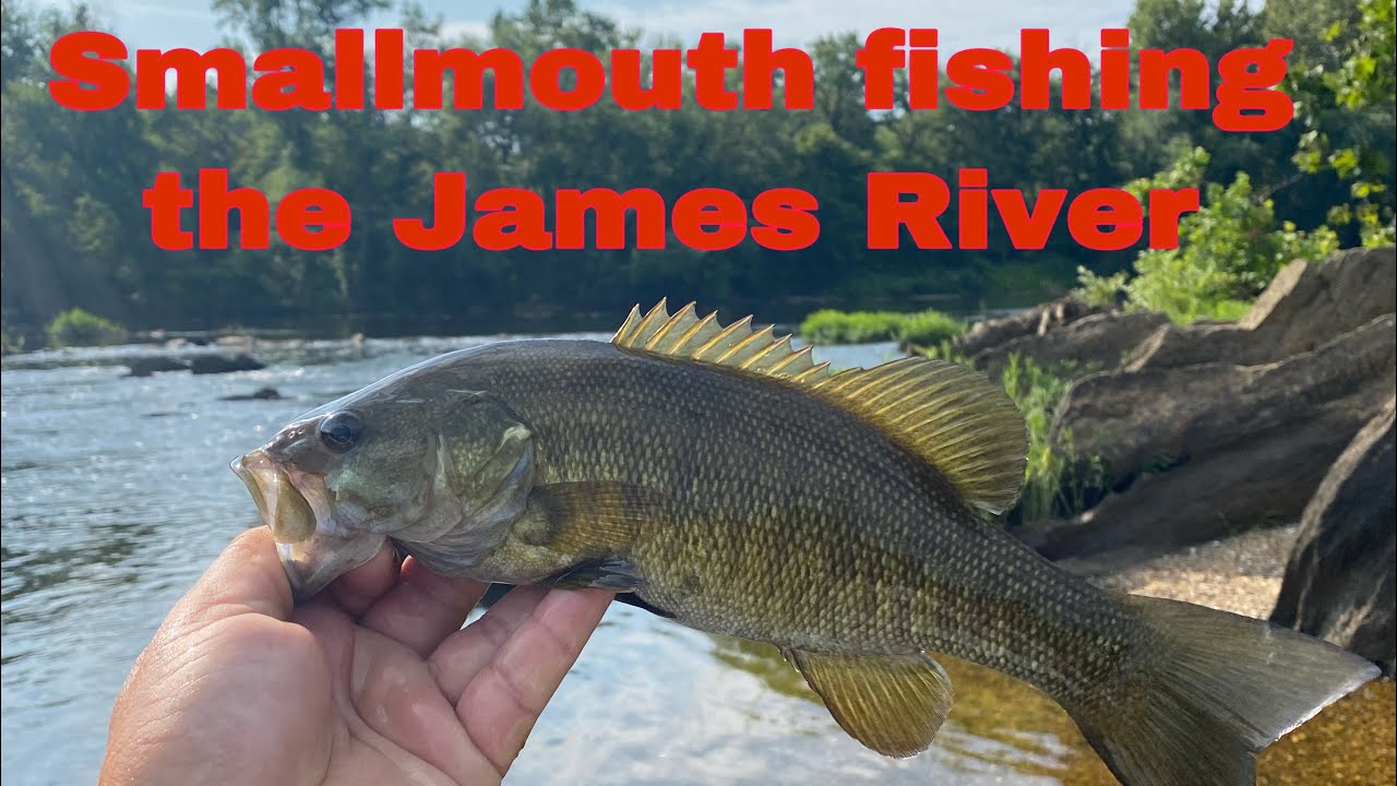 Smallmouth fishing the James River in Virginia