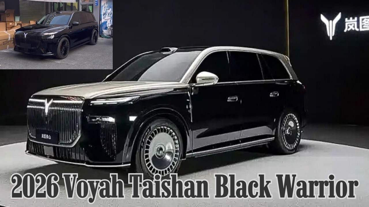 The Chinese Cullinan? 🖤 Voyah Taishan BLACK WARRIOR: Huawei’s Smartest Luxury SUV!