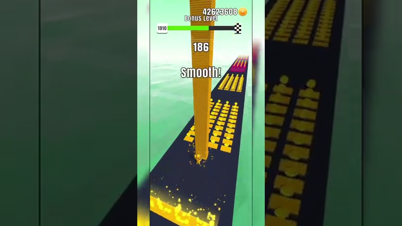 Stack Colors Gameplay LVL 1901-1925 1.5x SPEED| Keep on Kickin|