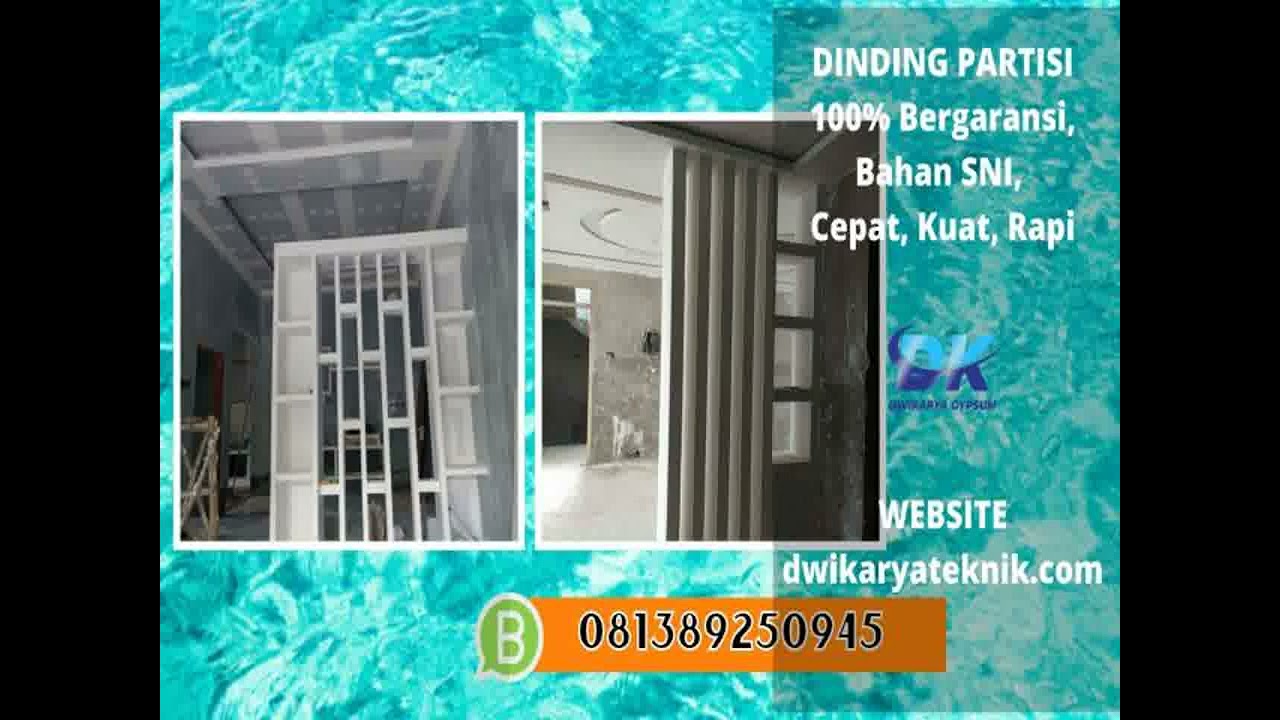 AHLI,    Jasa Pasang Partisi Gypsum Per Meter Kabupaten Temanggung