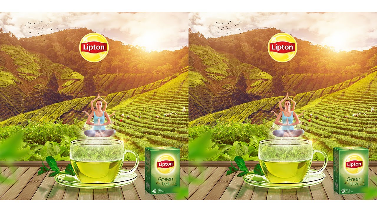 Learn Tea Social Media Banner Design For Advertising Photoshop | Manipulation Banner | Designhob