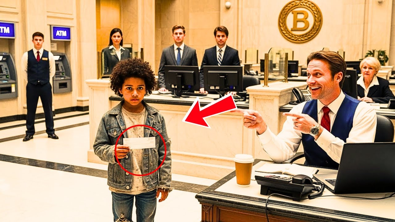 Black Kid in Worn-Out Clothes Went to Bank — Manager Laughed Until He Saw the Balance