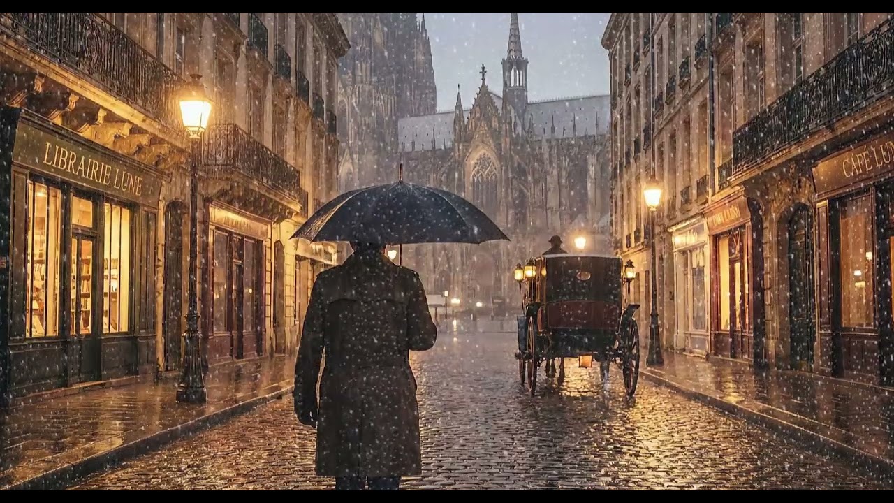Rainy Evening Walk | Old City Ambience 🌧️