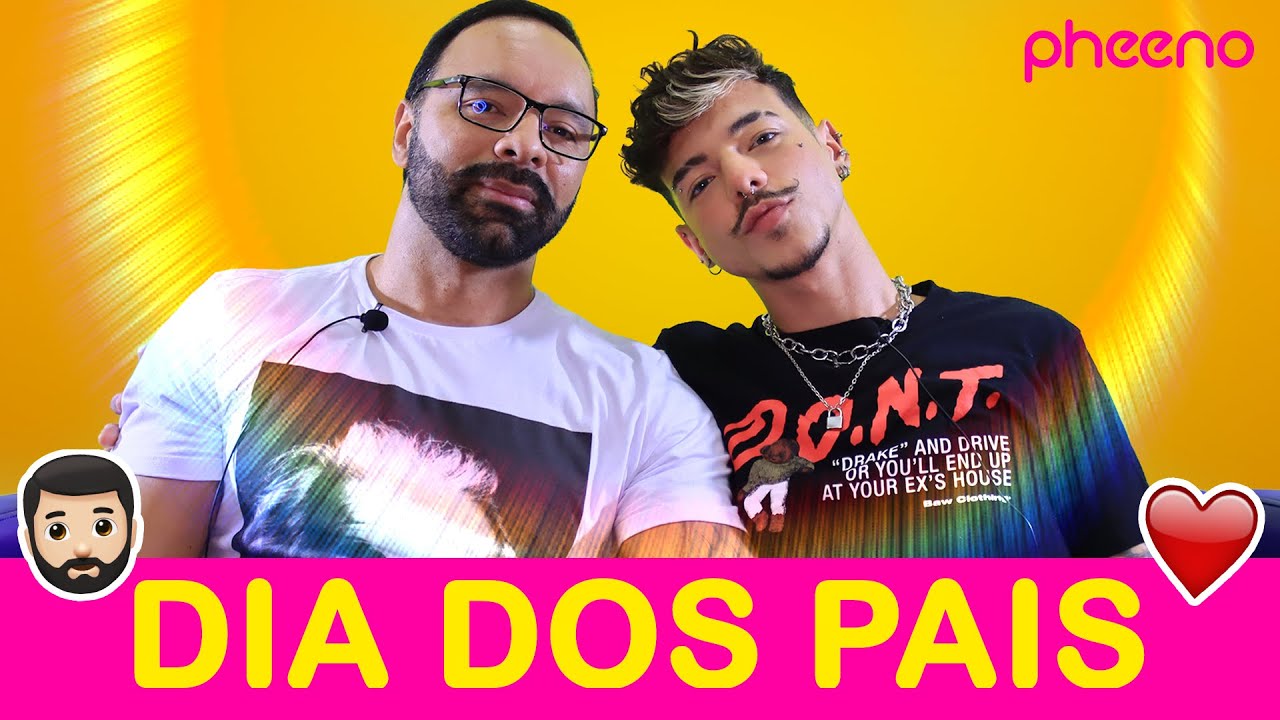 Pai hétero já foi confundido como namorado do filho pansexual @ Pheeno TV