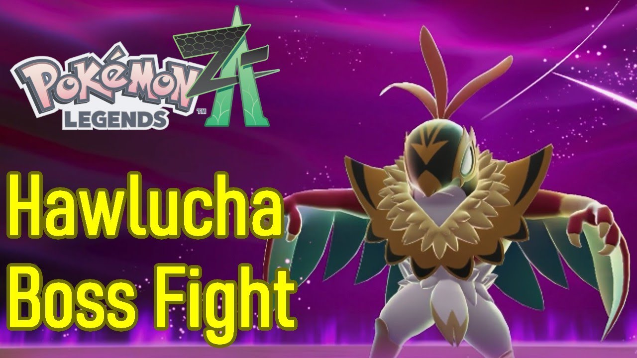Pokemon Legends: Z-A Rogue Mega Hawlucha Boss Fight