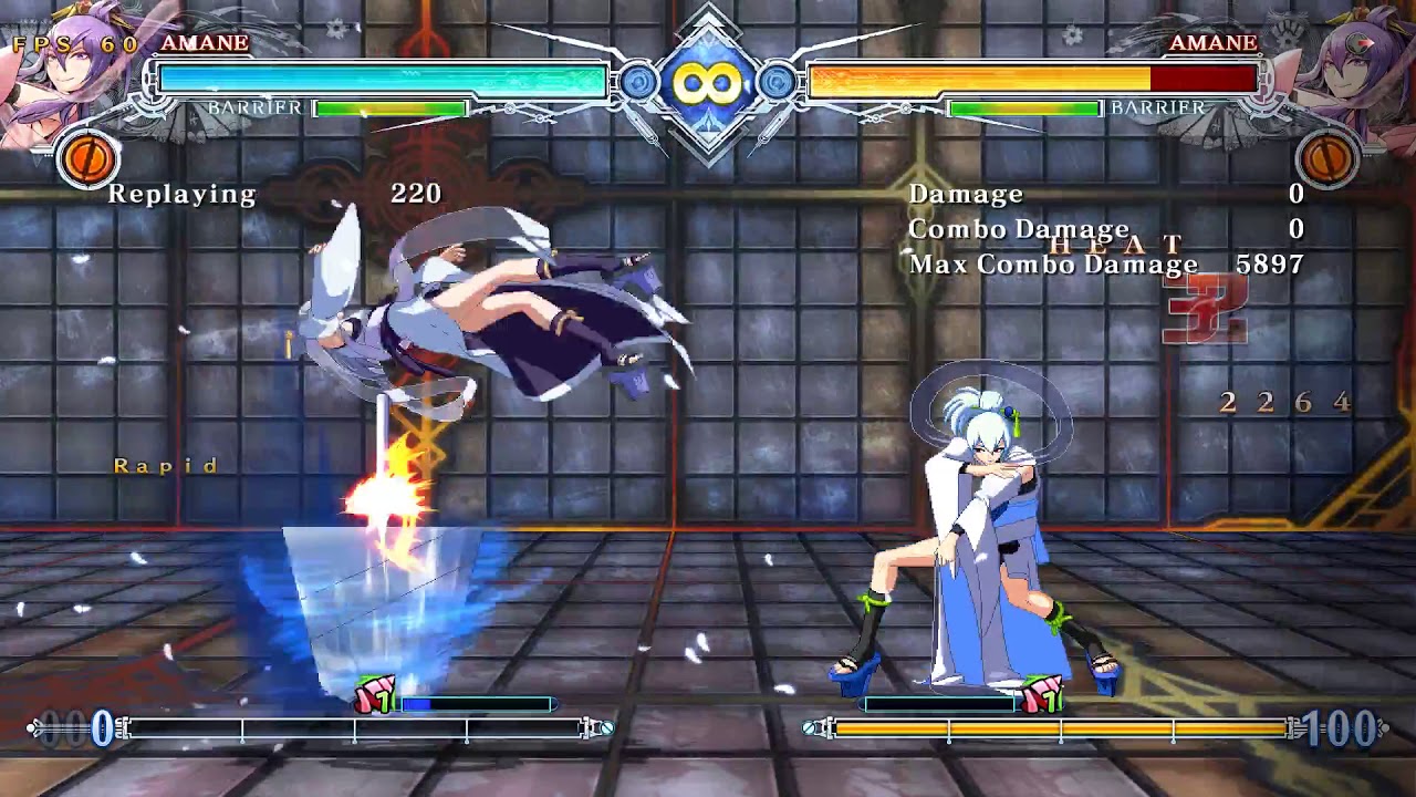 BBCF2.0 Amane 236236D combos