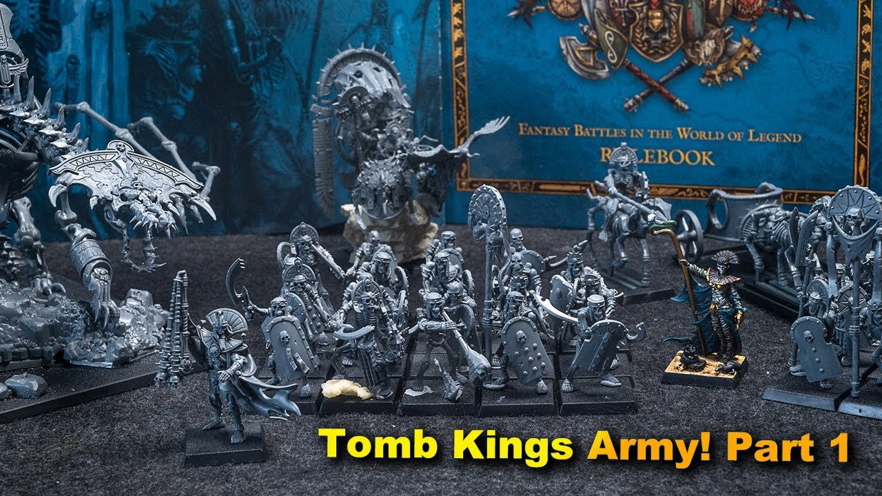 Tomb King Army Box, History and Army Plans Pt1