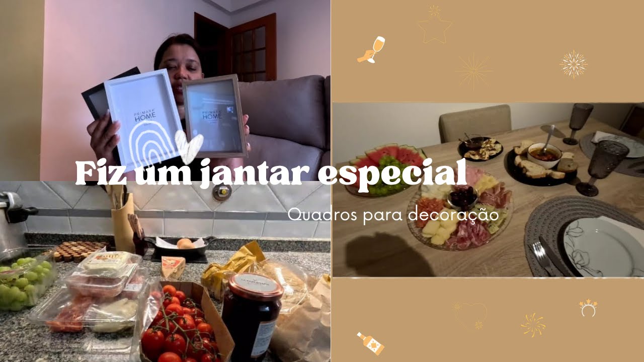Um dia diferente - Fiz um jantar especial