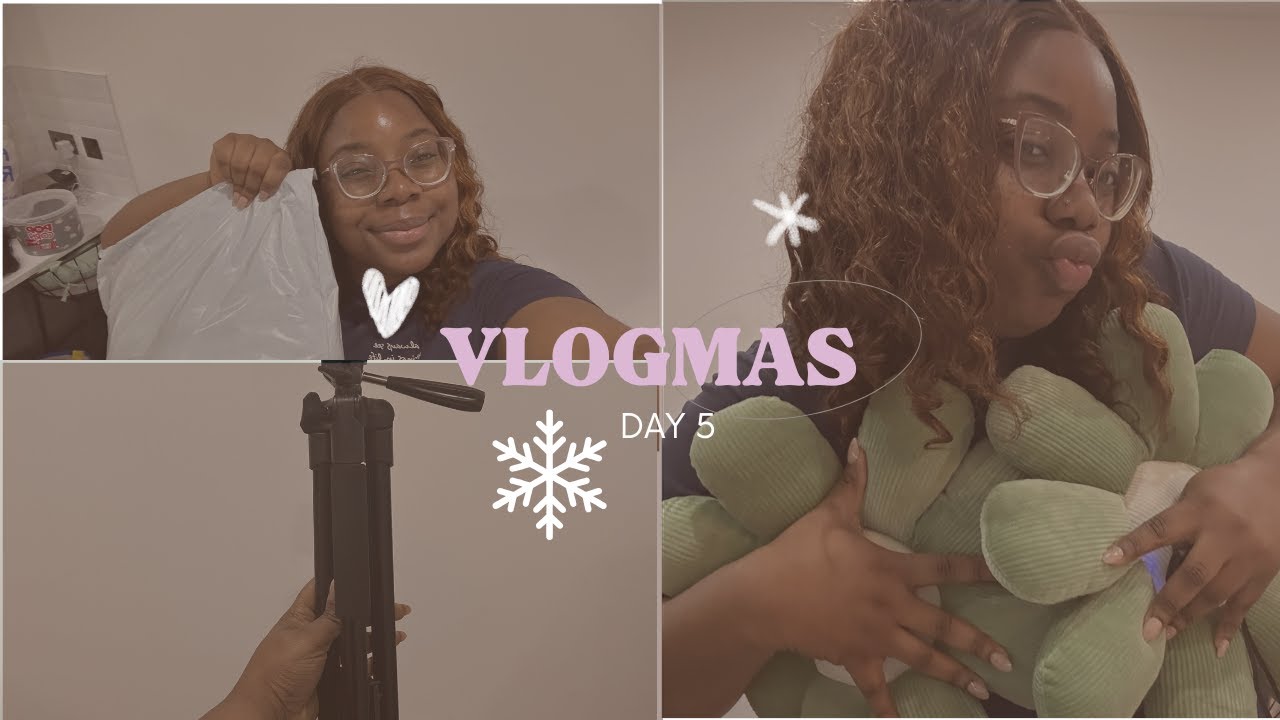 Vlogmas Day 5: Amazon vs. Temu Unboxing | New Tripod Reveal | Setting a Trap for My Package Thief!📦