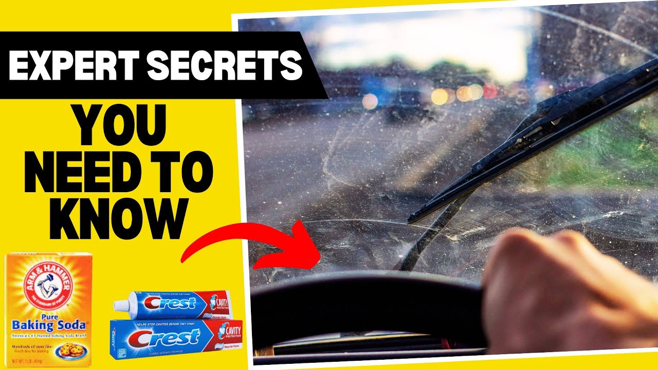 The BEST Way to Remove Windshield Scratches (No Special Tools Needed!)