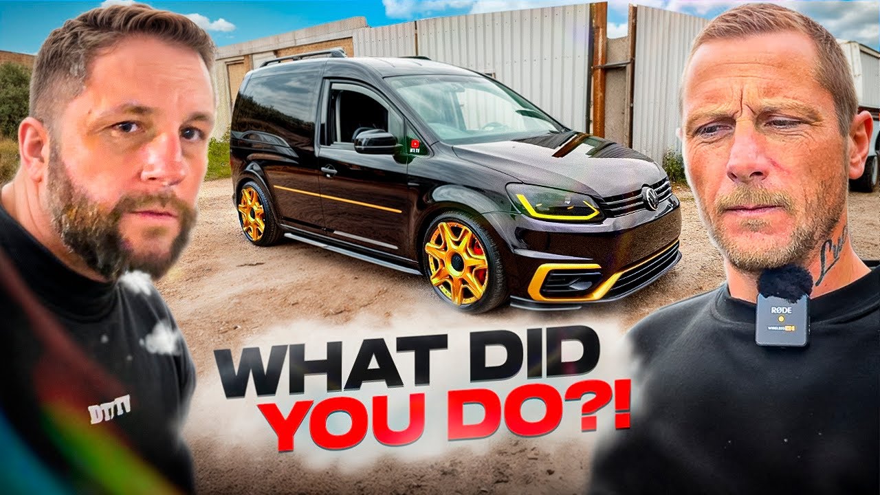 Owners reaction to his new van + weekend caddy chaos!!