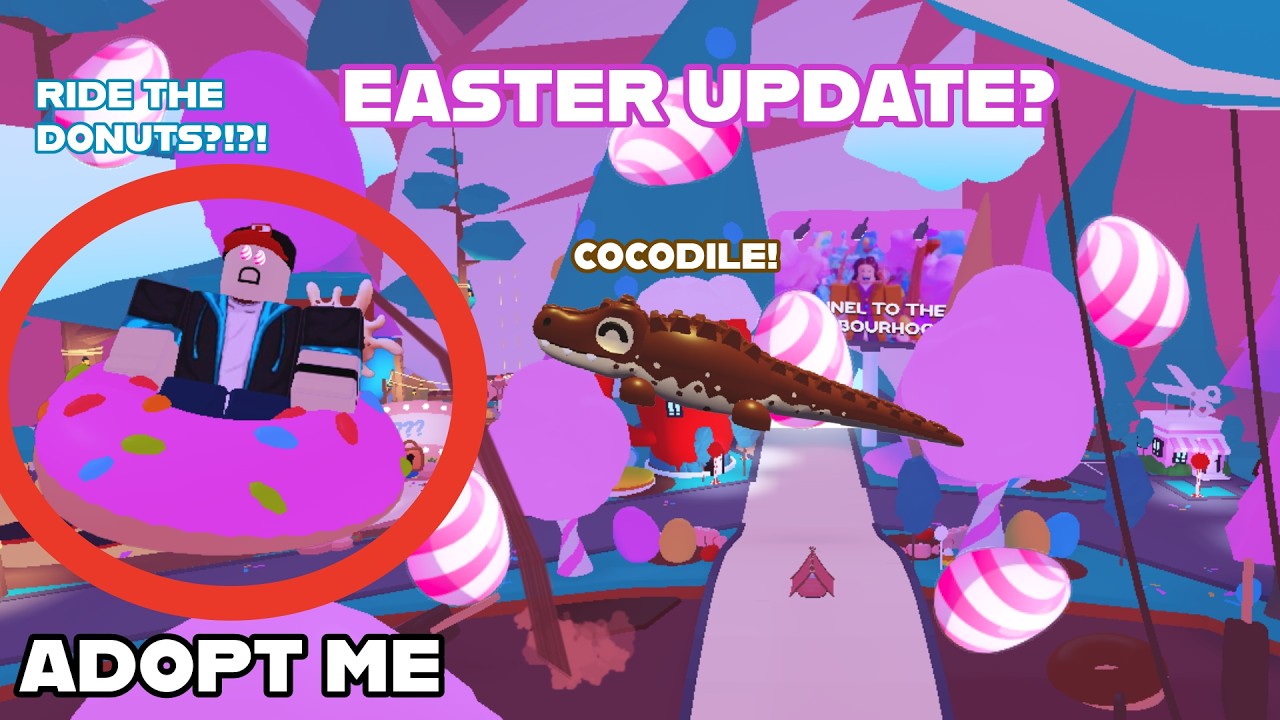 Playing the new Adopt me EASTER UPDATE?!?! (Omg) #adoptme #roblox #fyp