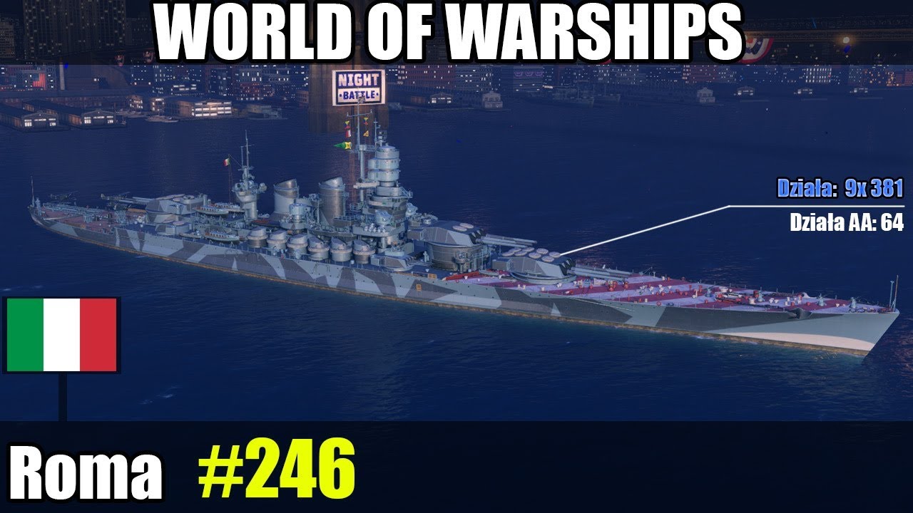 Roma - World of Warships gameplay i omówienie.