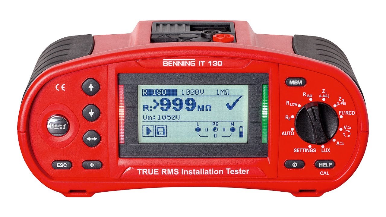 Benning IT 130 Installatietester TRUE RMS (Duits)