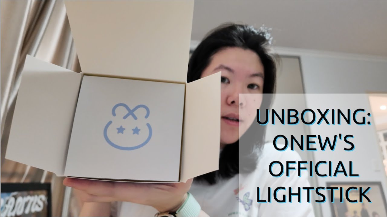 UNBOXING: ONEW'S OFFICIAL LIGHTSTICK | THIS IS SO CUTE 🐰
