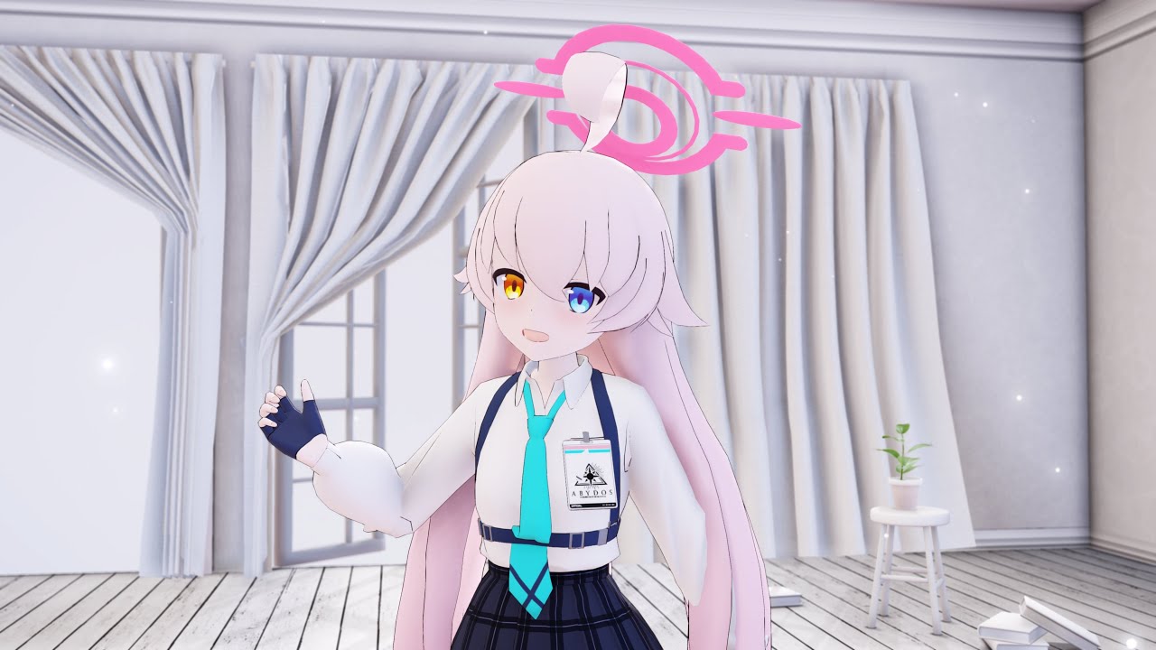【MMD】『カトラリー/Cutlery』小鳥遊ホシノ TakanashiHoshino 小鳥遊星野 【ブルーアーカイブ/Blue Archive/蔚藍檔案】2160p 4K