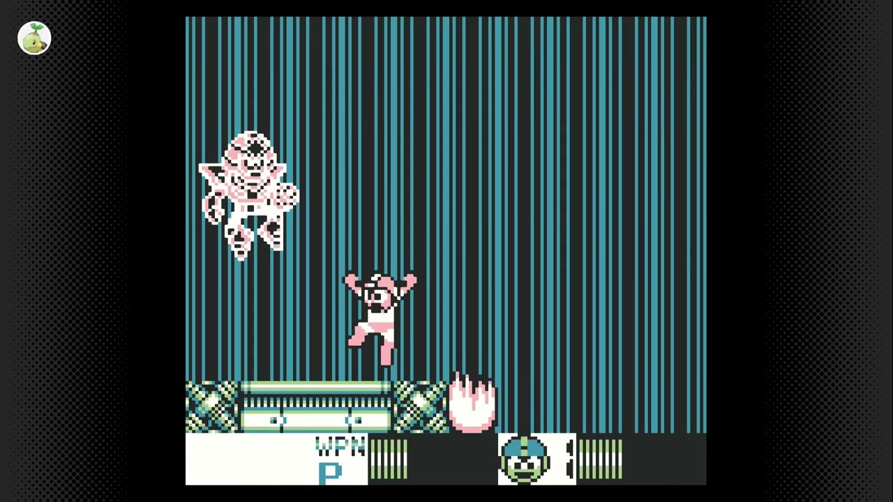 Mega Man V (Game Boy) Final Bosses: Dr. Wily & Sunstar