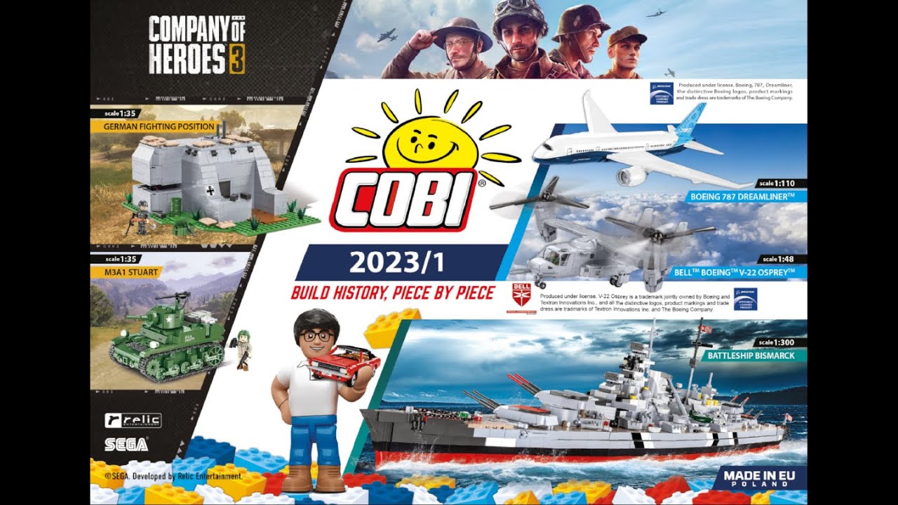 COBI Stream #222 - 💥KATALOG COBI 2023 - PEŁNA PREZENTACJA💥COBI CATALOG 2023  - FULL💥 [PL&EN] 4K