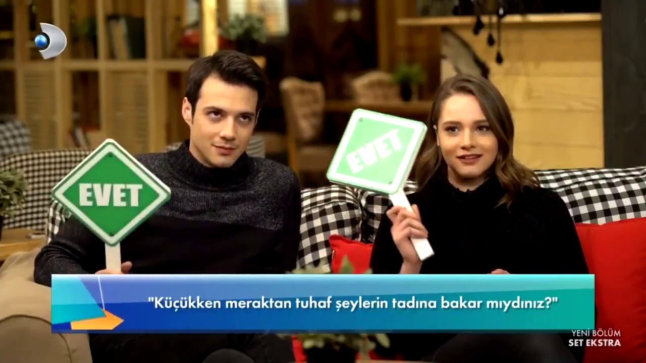 Miray Daner Ve Mert Yazıcıoğlu EVET/HAYIR oyunu