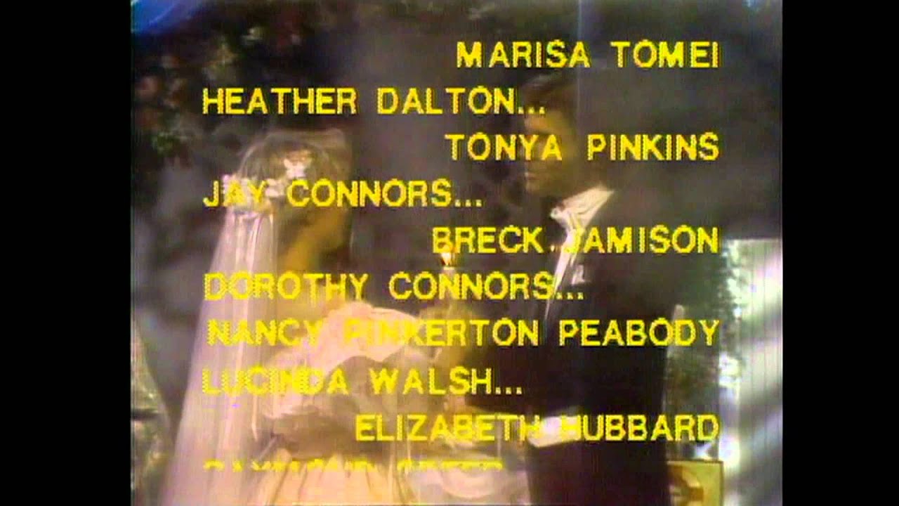 As the World Turns - Steve and Betsy wedding closing credits 1984 (HD)