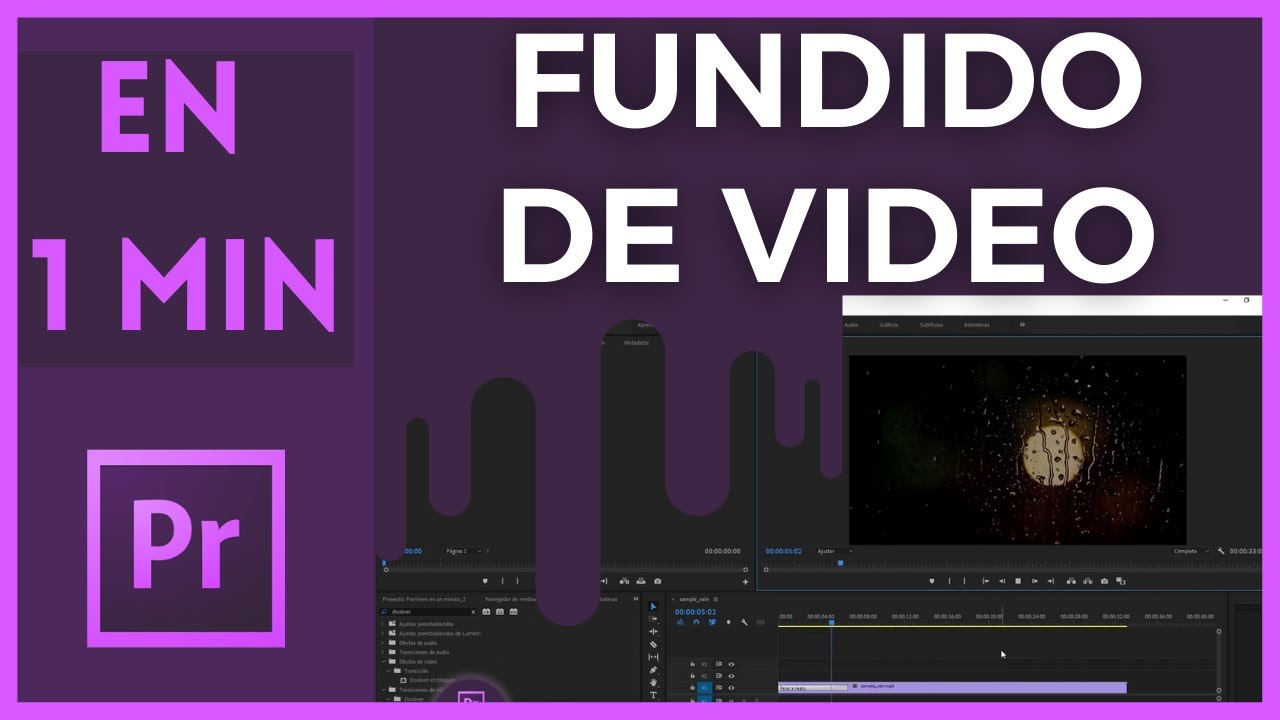 🎞️ Efecto Desvanecer Video Adobe Premiere Pro | Fade in Fade out de Video | Tutorial en 1 min