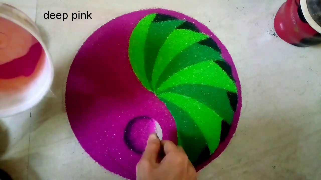 3d rangoli | water drop effect rangoli | poster rangoli design | पोस्टर रंगोली डिज़ाइन | 3डी रांगोळी